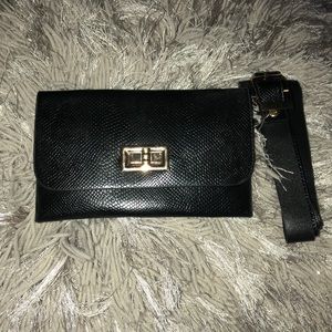Black waist bag/wallet
